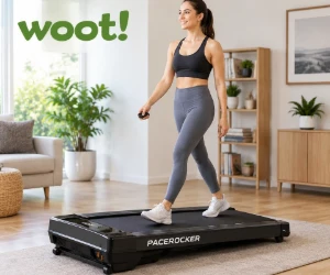 PACEROCKER Auto Incline Treadmill for $159.99 + Extra 22% Off