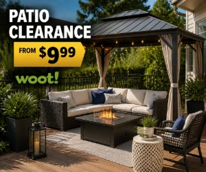 Patio Clearance From $9.99 at Woot - Outdoor Upgrades Before Summer Ends