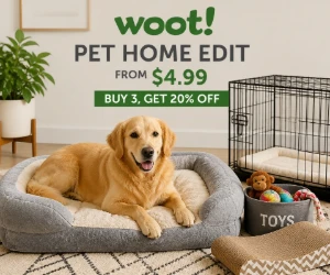 Pet Beds, Crates & More From $4.99 at Woot + Buy 3, Get 20% Off