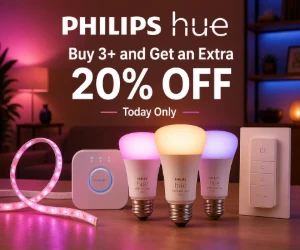 Philips Hue Lighting at Woot - Buy 3+ and Get an Extra 20% Off