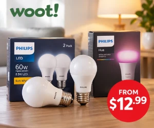 Philips Lighting Deals From $12.99 at Woot Today