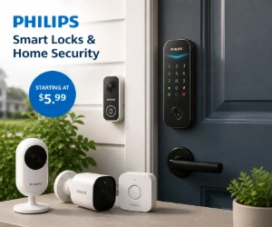 Philips Smart Locks & Home Security at Woot - Connected Security Gear for Less