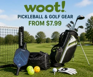 Pickleball & Golf Gear at Woot From $7.99 - Sports Upgrades Without Full-Price Spending