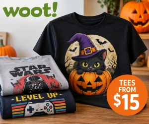Pop Culture & Halloween Graphic Tees From $15 at Woot