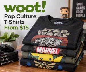 Pop Culture T-Shirts at Woot From $15 - Fan-Favorite Designs for Less