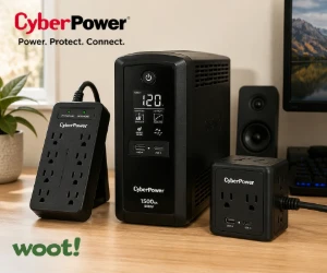 Protect Your Electronics With CyberPower Gear at Woot From $14.99