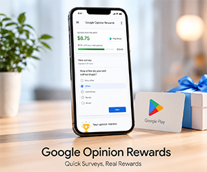 Quick Surveys, Real Rewards From Google