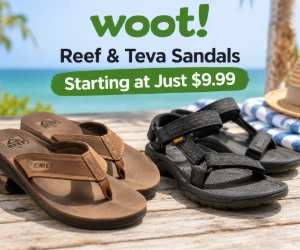 Reef & Teva Sandals Starting at Just $9.99 at Woot