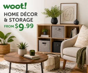 Refresh a Room for Less With Woot Home Décor & Storage From $9.99