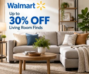 Refresh the Living Room for Up to 30% Less at Walmart