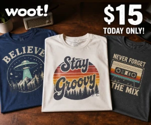 Retro Believer Graphic Tees at Woot for $15 - Vintage-Inspired Designs for Less