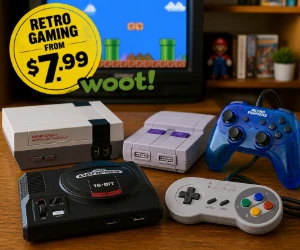 Retro Gaming From $7.99 at Woot - Throwback Consoles & Accessories for Less