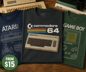 Retro Graphic Tees at Woot From $15 for Vintage-Tech Fans