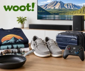 Samsung Soundbar Save $202, Graphic Tees 2 for $16, Hey Dude Shoes From $29.99 & More - Woot Deals
