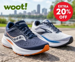 Saucony & Brooks Running Shoes From $79.99 + Extra 20% Off at Woot