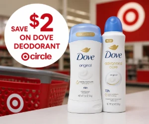 Save $2 on Dove Deodorant at Target With Target Circle
