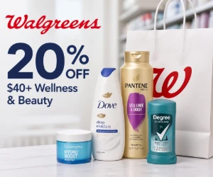 Save 20% on $40+ Wellness & Beauty at Walgreens - Extra Savings on Everyday Essentials