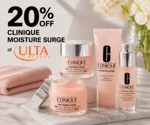 Save 20% on Clinique Moisture Surge at Ulta Beauty - Hydration for Less