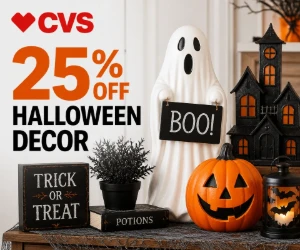 Save 25% on Halloween Decor at CVS - Scary Finds for Less