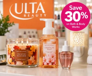 Save 30% on Bath & Body Works at Ulta - Candles, Hand Soaps & Wallflowers