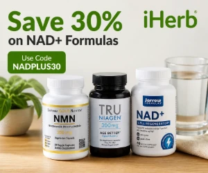 Save 30% on NAD+ Formulas at iHerb - Use Code NADPLUS30