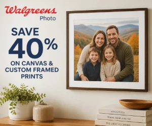 Save 40% on Canvas & Custom Framed Prints at Walgreens Photo - Wall Art for Less
