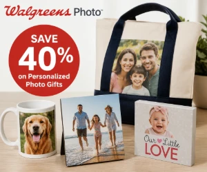 Save 40% on Personalized Photo Gifts at Walgreens Photo