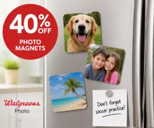 Save 40% on Photo Magnets at Walgreens Photo - Easy Personalized Gifts for Less