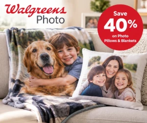 Save 40% on Photo Pillows & Blankets at Walgreens Photo