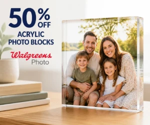 Save 50% on Acrylic Photo Blocks at Walgreens Photo - Modern Photo Decor for Less