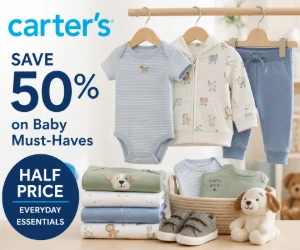 Save 50% on Baby Must-Haves at Carter’s - Half-Price Everyday Essentials