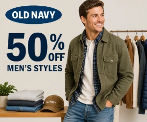 Save 50% on Men’s Styles at Old Navy - Big Fall Wardrobe Savings