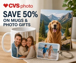 Save 50% on Mugs & Photo Gifts at CVS Photo - Personalized Gifts for Half Price