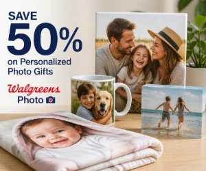 Save 50% on Personalized Photo Gifts at Walgreens Photo