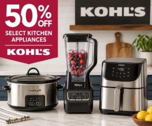 Save 50% on Select Kitchen Appliances at Kohl’s - Half-Price Countertop Upgrades