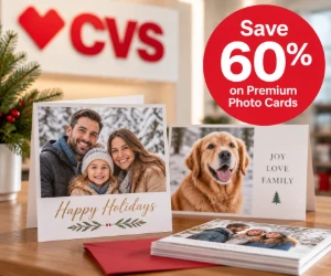 Save 60% on Premium Photo Cards at CVS - Big Savings Before Holiday Card Season