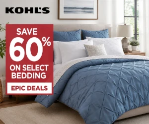 Save 60% on Select Bedding at Kohl’s - Epic Deals for a Bedroom Refresh