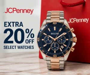 Save an Extra 20% on Watches at JCPenney - Timepieces for Less