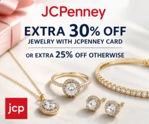 Save an Extra 30% on JCPenney Jewelry with a JCPenney Card - Or 25% Off Otherwise