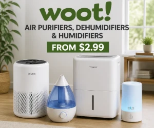 Save Big on Air Purifiers, Dehumidifiers & Humidifiers at Woot - From $2.99
