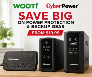 Save Big on CyberPower at Woot - Power Protection & Backup Gear From $19.99