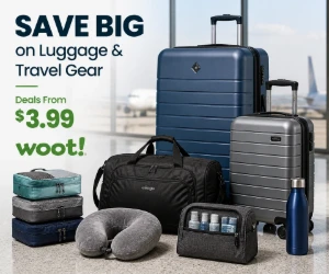 Save Big on Luggage & Travel Gear at Woot - Deals From $3.99