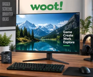 Save Big on Monitors at Woot - Gaming & Work Displays From $63.99