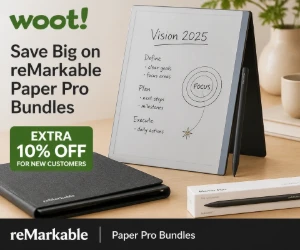 Save Big on reMarkable Paper Pro Bundles at Woot + Extra 10% Off for New Customers