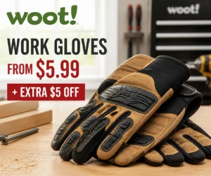 Save More on Work Gloves at Woot From $5.99 + Extra $5 Off