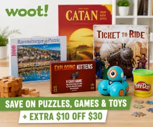 Save on Puzzles, Games & Toys at Woot + Extra $10 Off $30