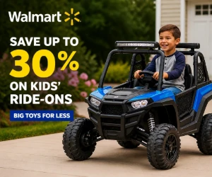 Save Up to 30% on Kids’ Ride-Ons at Walmart - Big Toys for Less