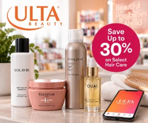 Save Up to 30% on Select Hair Care at Ulta - App-Only Beauty Savings
