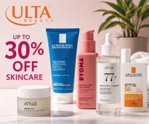 Save Up to 30% on Skincare at Ulta Beauty - La Roche-Posay, BYOMA, ANUA & More