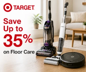 Save Up to 35% on Floor Care at Target - Vacuums & Cleaning Gear for Less